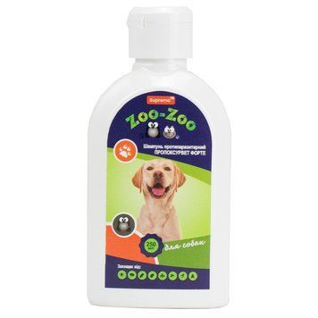 Шампунь SUPREMO ZOO-ZOO для собак (пропоксур+пірипроксифен), 250 мл НФ-00005091 (Z-137) фото