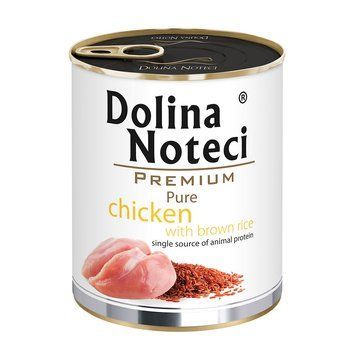 Консерва Dolina Noteci Premium Pure для собак алергіків з куркою та корич. рисом, 800 гр DN 800 (609) фото