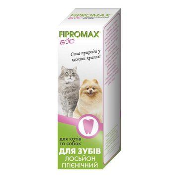 Лосьйон-спрей SUPREMO FIPROMAX БІО д/зубів, гігієнічні для котів і собак 30 мл НФ-00002586 (FB-032) фото