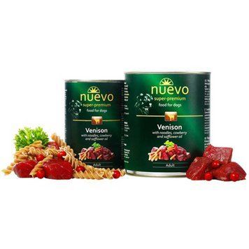 Корм конс. NUEVO ADULT з олениною, брусницею та сафлоровою олією, для собак, 800г 95002 (802) фото