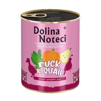 Консерва Dolina Noteci Superfood для cобак з качки та перепілки,800 гр DN 800 (596) фото