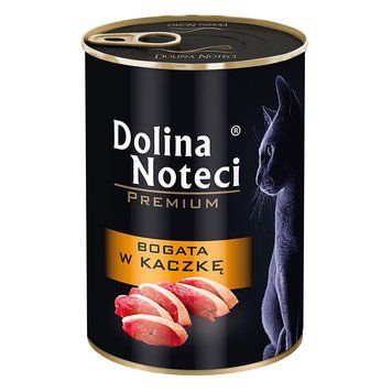 Корм конс.Dolina Noteci Premium для котів, м'ясні шматочки в соусі з качкою,400 гр DN 400 (749) фото