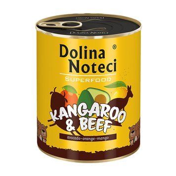 Консерва Dolina Noteci Superfood для cобак з м'ясом кенгуру та яловичини,800 гр DN 800 (671) фото