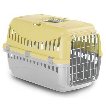 Переноска MP Bergamo GIPSY 1 small Yellow, металеві дверцята, 46x31x32h см 1_МЕТ_Yellow фото