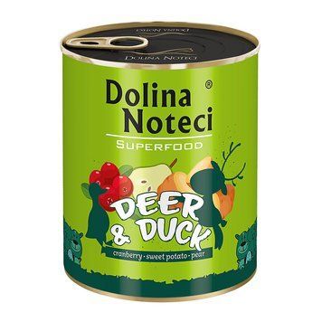 Консерва Dolina Noteci Superfood для cобак з олениною та качкою,800 гр DN 800 (619) фото