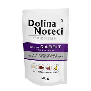 Пауч Dolina Noteci Premium для собак з кроликом та журавлиною, 500 гр DN 500 (847) фото