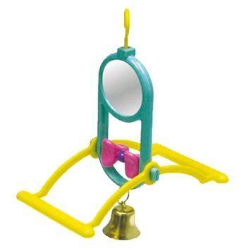 Іграшка для птахів TETRAPET Dodo, гойдалка з дзеркалом, 12*5,5*16,5 см 224,28 фото