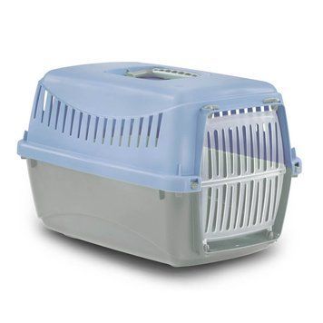 Переноска MP Bergamo GIPSY 2 large Light Blue, пластикові дверцята, 58х38х38h см 2_пласт_Light Blue фото