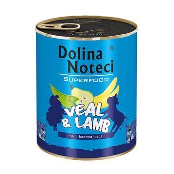Консерва Dolina Noteci Superfood для cобак з телятиною та бараниною,800 гр DN 800 (657) фото