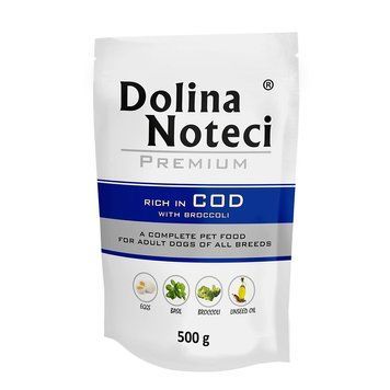 Пауч Dolina Noteci Premium для собак з тріскою та броколі, 500 гр DN 500 (816) фото