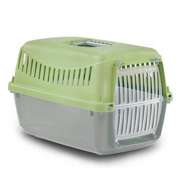 Переноска MP Bergamo GIPSY 2 large Light Green, пластикові дверцята, 58х38х38h см 2_пласт_Light Green фото