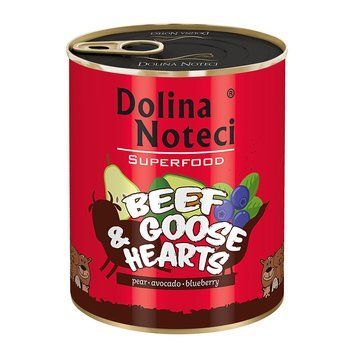 Консерва Dolina Noteci Superfood для cобак з яловичих і гусячих сердець,800 гр DN 800 (633) фото