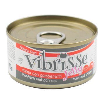 Конс. для котів CROCI VIBRISSE JELLY, тунець/креветки в желе, 70 г C1018425 фото