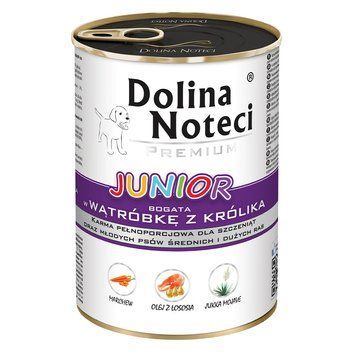 Корм конс.Dolina Noteci Premium для цуценят з печінкою кролика, 400 гр DN 400 (397) фото