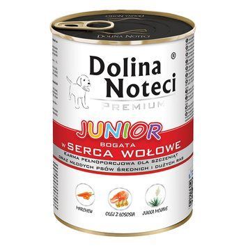 Корм конс.Dolina Noteci Premium для цуценят з яловичим серцем, 400 гр DN 400 (403) фото