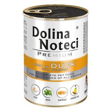 Корм конс.Dolina Noteci Premium для собак з качкою та гарбузом, 400 гр DN 400 (731) фото