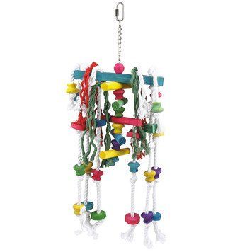Іграшка для птахів TETRAPET Dodo, підвіска кольорова з дзвіночок, 50 см 225,30 фото