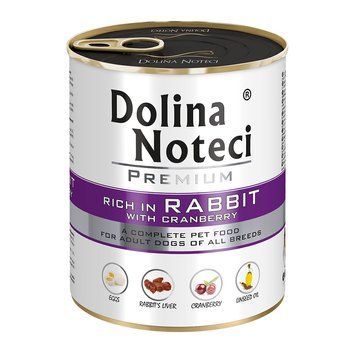 Корм конс.Dolina Noteci Premium для собак з кроликом та журавлиною, 800 гр DN 800 (052) фото